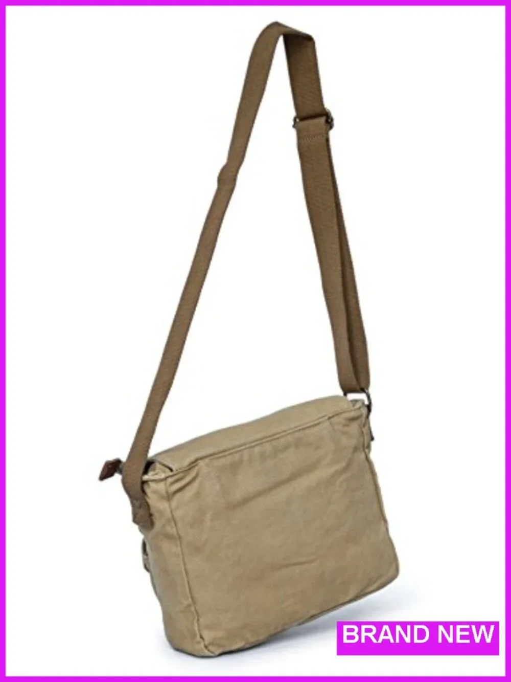 Canvas Messenger Bag Crossbody Shoulder Military Satchel for Men